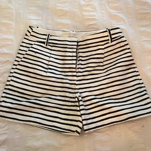 J crew stripe shorts